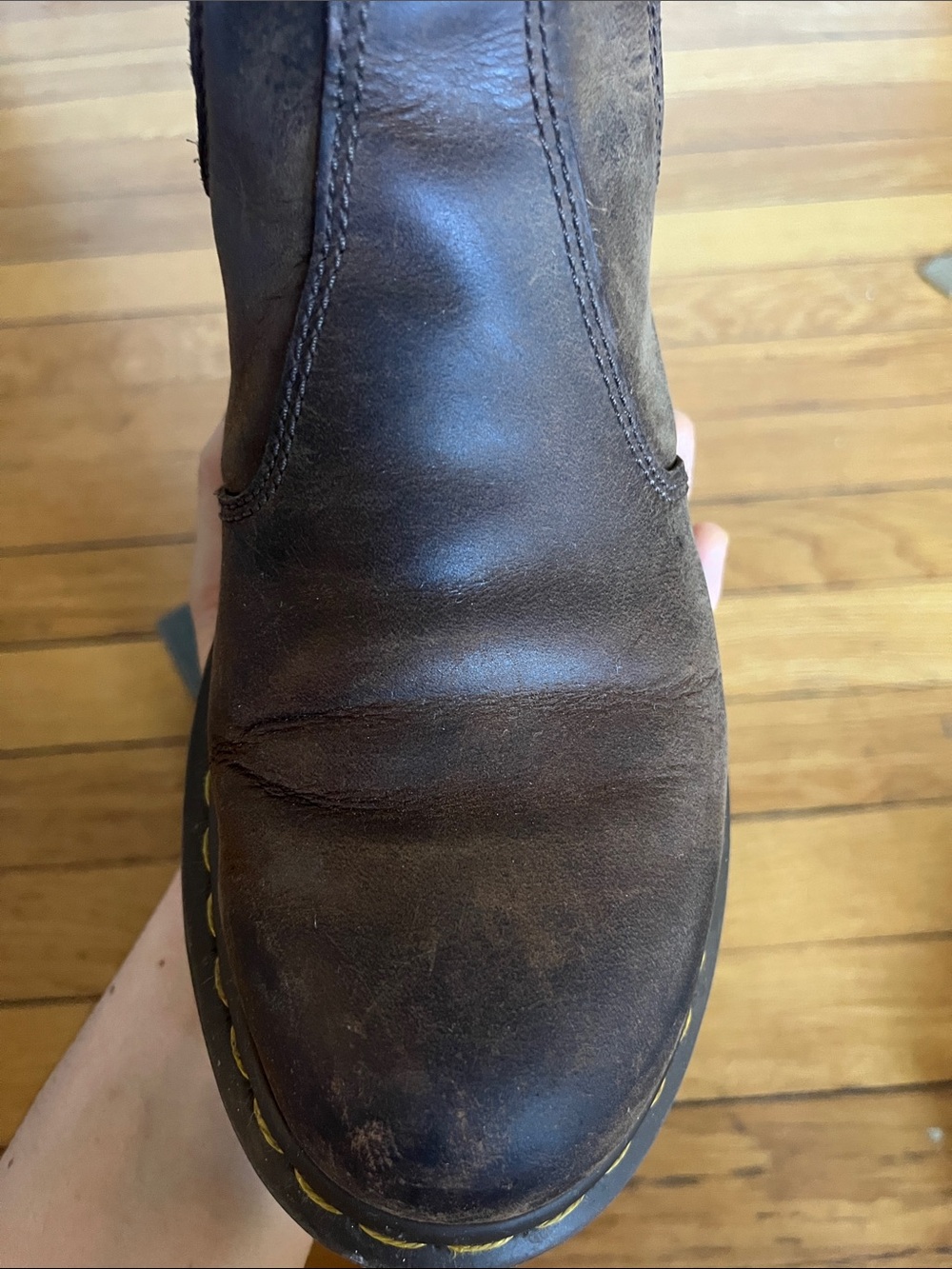 Dr Martens Chelsea crazy horse 2976 - Picture 5 of 7